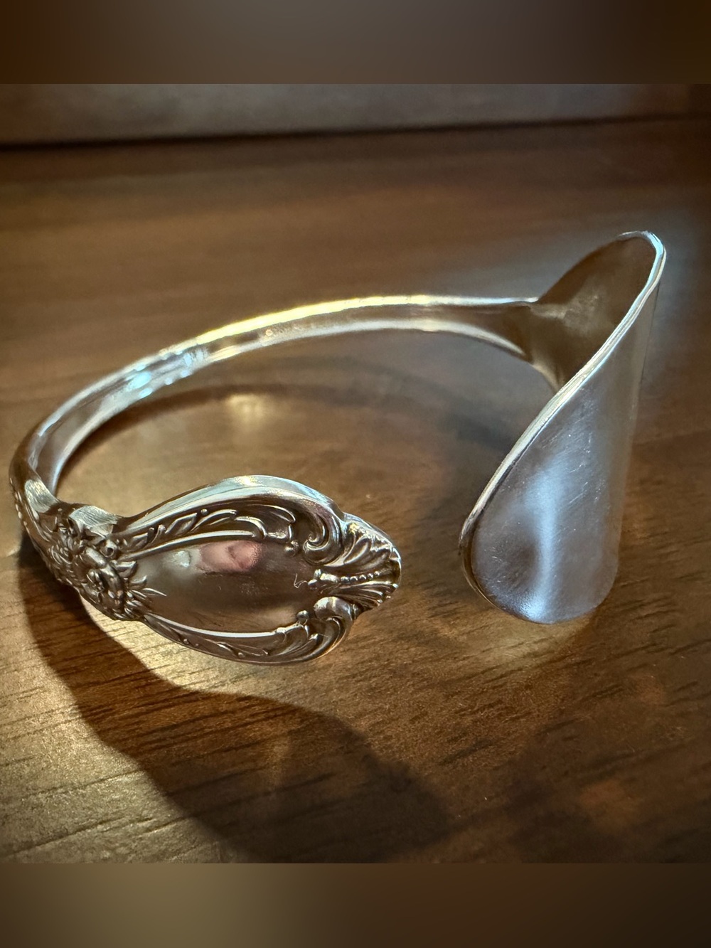 Silverware Bangle Bracelet